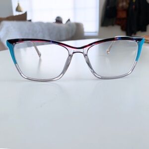 BETSEY JOHNSON DREAMY BLUE New Designer Optical Eyeglass Frame For Women